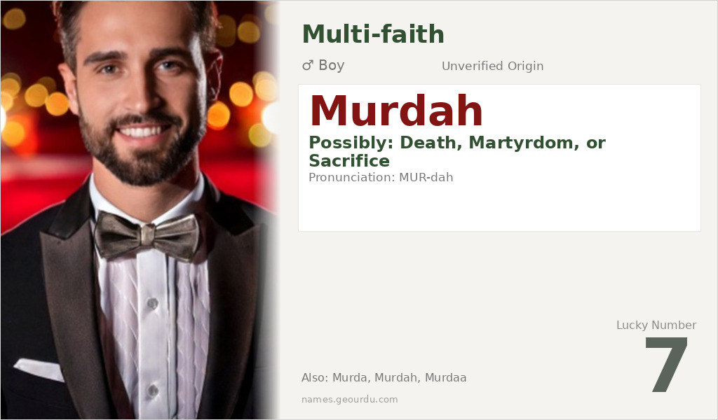 Murdah Name Meaning and Details