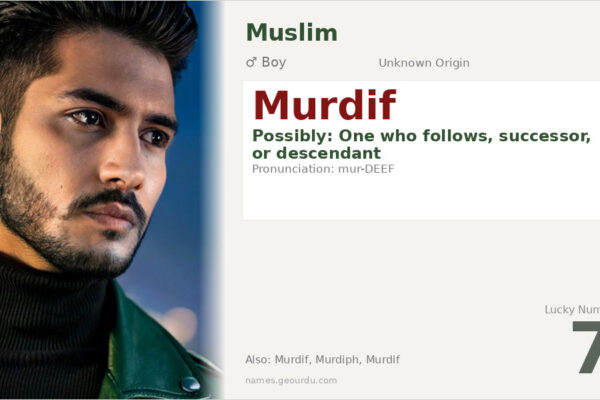 Murdif Name Meaning — Origin, Gender & Details (2025)
