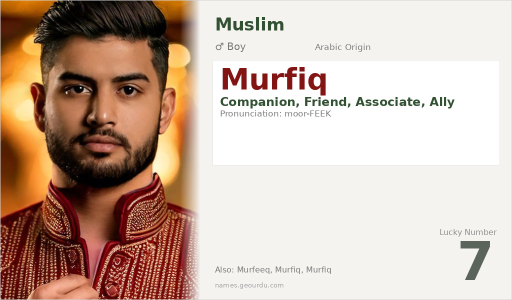 Murfiq Name Meaning and Details