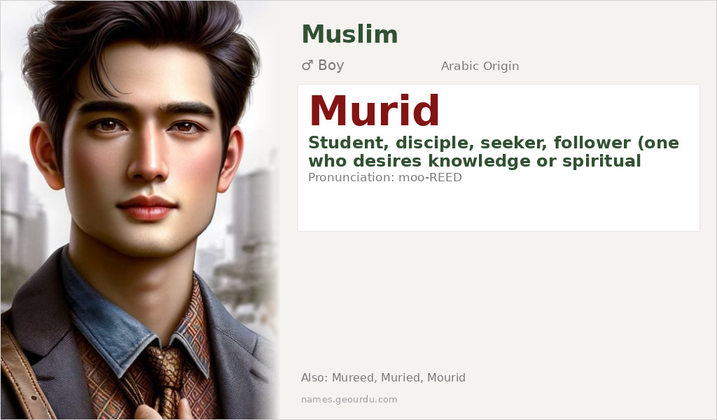 Murid Name Meaning and Details