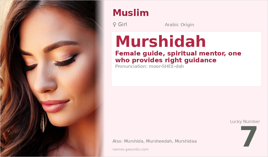 Murshidah Name Meaning and Details