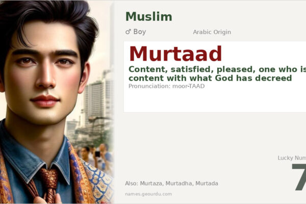 Murtaad Name Meaning — Arabic Origin, Boy Name & Islamic Significance (2025)