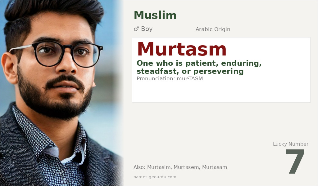 Murtasm Name Meaning and Details