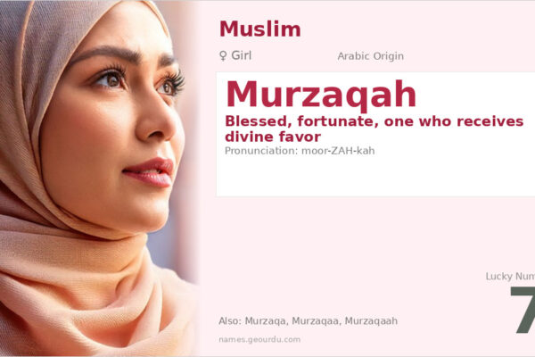 Murzaqah Name Meaning — Arabic Origin, Girl’s Name & Details (2025)