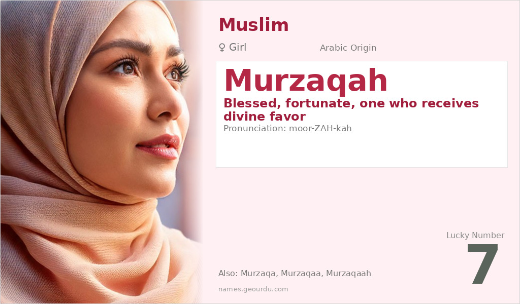 Murzaqah Name Meaning and Details