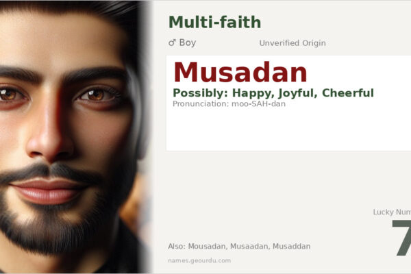 Musadan Name Meaning — Origin, Gender & Details (2025)