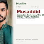 Musaddid Name Meaning and Details