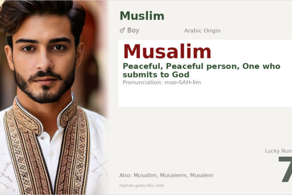Musalim Name Meaning — Arabic Origin, Boy Name & Islamic Significance (2025)
