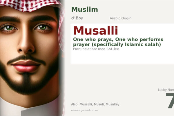 Musalli Name Meaning — Arabic Origin, Boy Name & Details (2025)