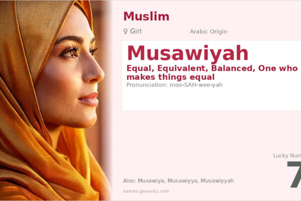 Musawiyah Name Meaning — Arabic Origin, Girl Name & Details (2025)