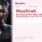 Musfirah Name Meaning and Details