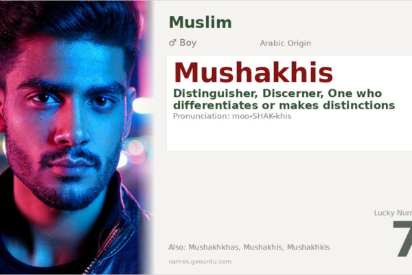 Mushakhis Name Meaning — Arabic Origin, Boy Name & Details (2025)
