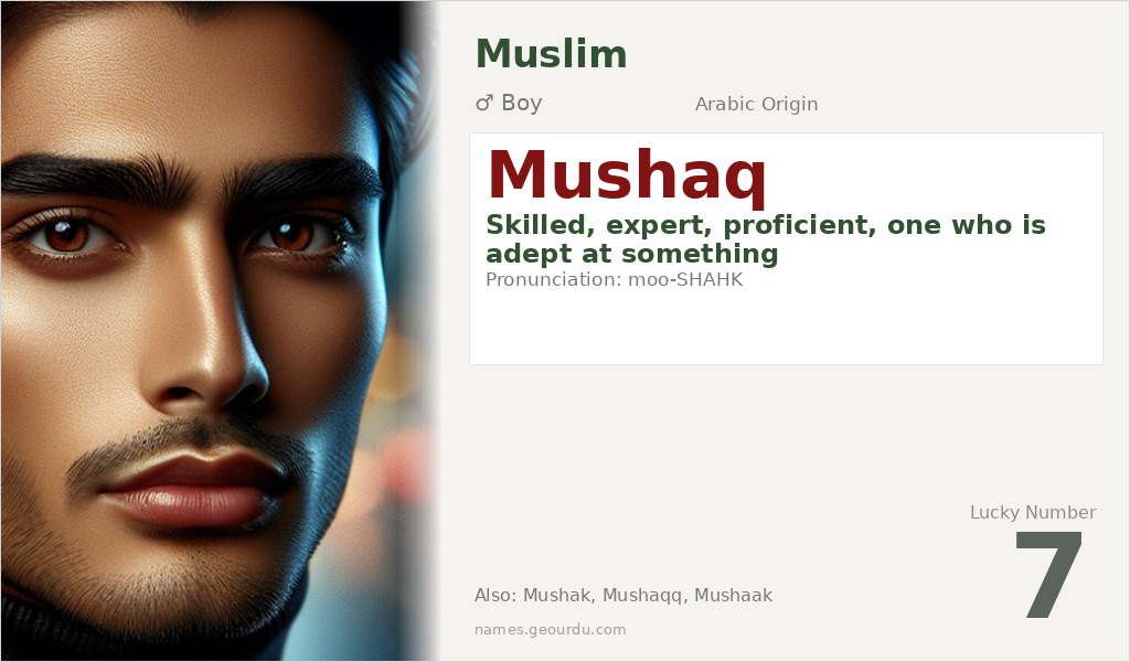 Mushaq Name Meaning and Details