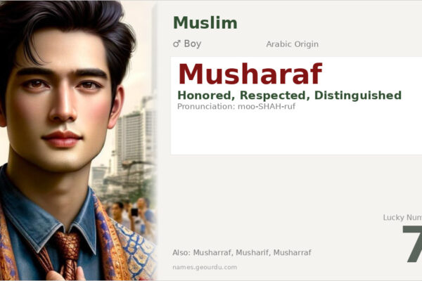 Musharaf Name Meaning — Origin, Gender & Details (2025)