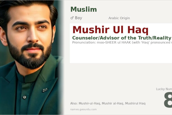 Mushir Ul Haq Meaning — Arabic Origin, Boy Name & Details (2025)