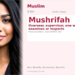 Mushrifah Name Meaning and Details