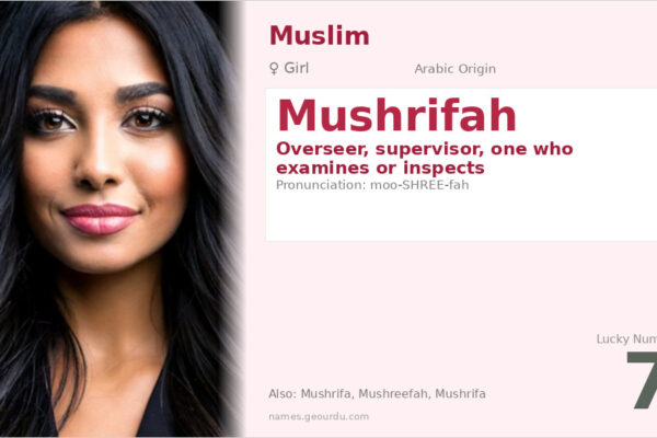 Mushrifah Name Meaning — Arabic Origin, Girl Name & Details (2025)