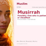 Musirrah Name Meaning and Details