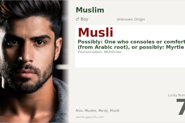 Musli Name Meaning — Origin, Gender & Details (2025)