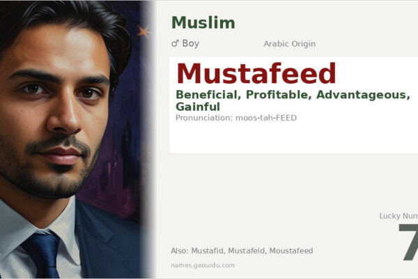 Mustafeed Meaning — Arabic Origin, Boy Name & Details (2025)