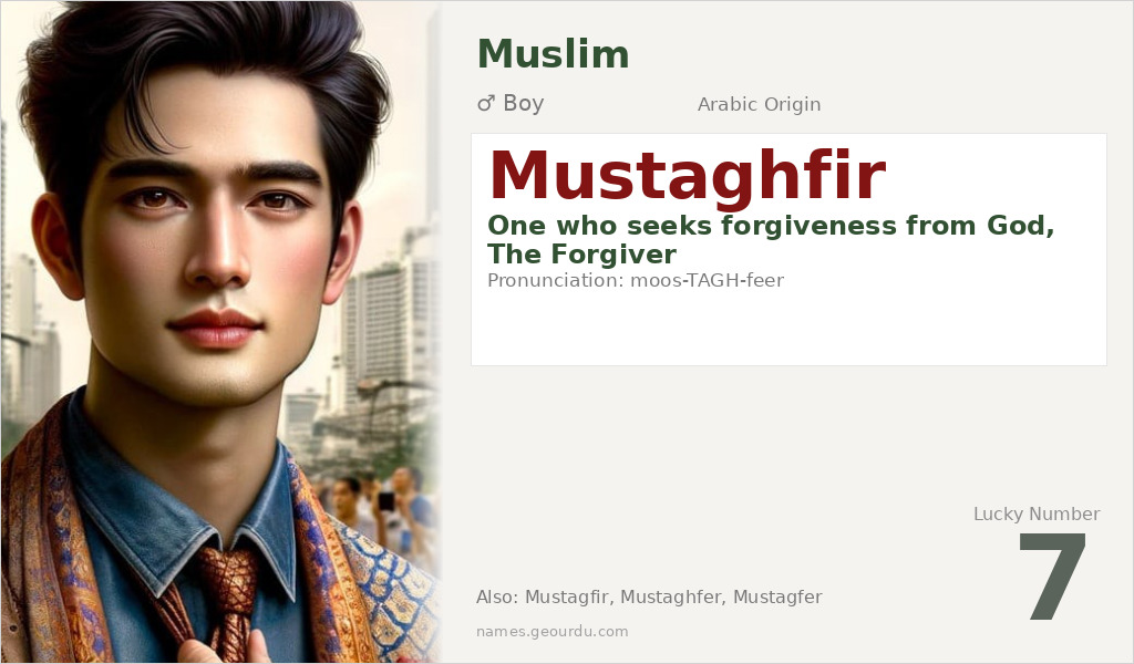 Mustaghfir Name Meaning and Details