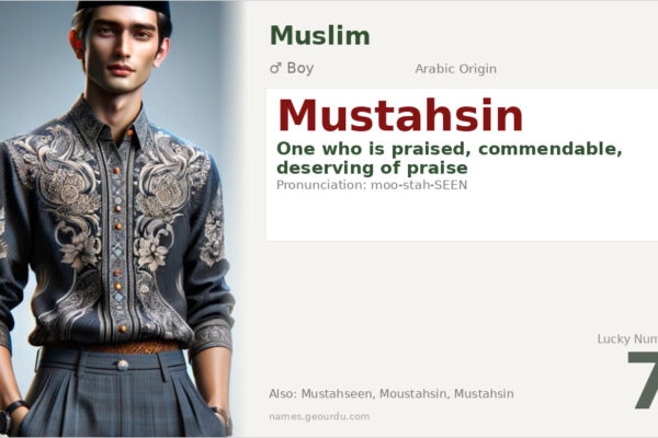 Mustahsin Name Meaning — Arabic Origin, Boy Name & Details (2025)