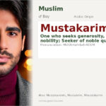 Mustakarim Name Meaning and Details