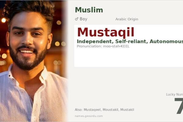 Mustaqil Name Meaning — Arabic Origin, Boy Name & Details (2025)
