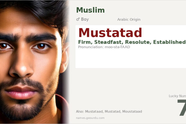 Mustatad Name Meaning — Arabic Origin, Boy Name & Details (2025)