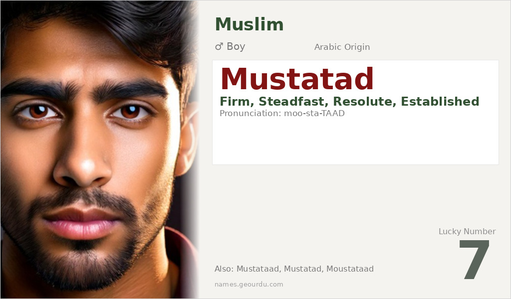 Mustatad Name Meaning and Details