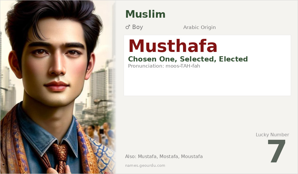 Musthafa Name Meaning and Details