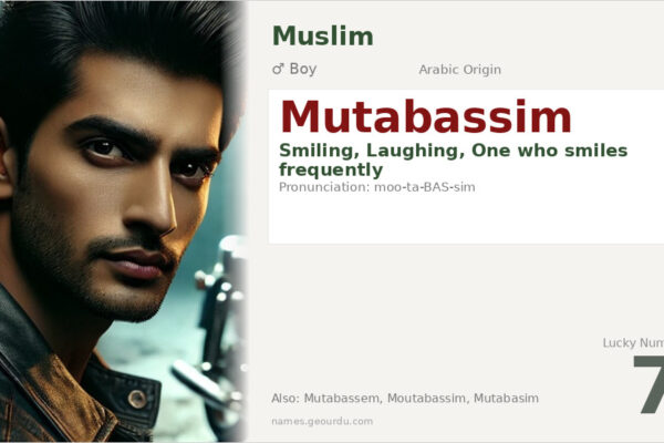 Mutabassim Name Meaning — Arabic Origin, Boy Name & Details (2025)