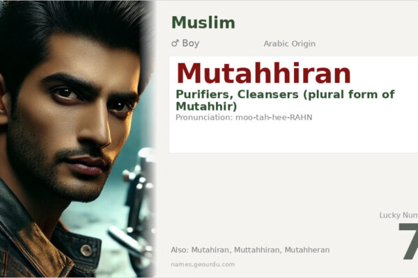 Mutahhiran Name Meaning — Arabic Origin, Boy Name & Details (2025)