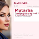 Mutarba Name Meaning and Details