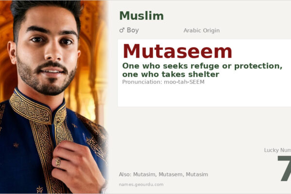 Mutaseem Name Meaning — Arabic Origin, Boy Name & Details (2025)