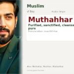 Muthahhar Name Meaning and Details