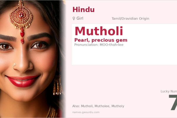 Mutholi Name Meaning — Tamil Origin, Girl Name & Details (2025)