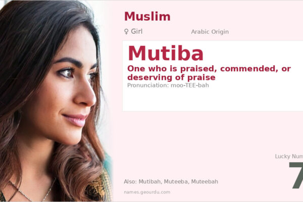 Mutiba Name Meaning — Arabic Origin, Girl Name & Details (2025)