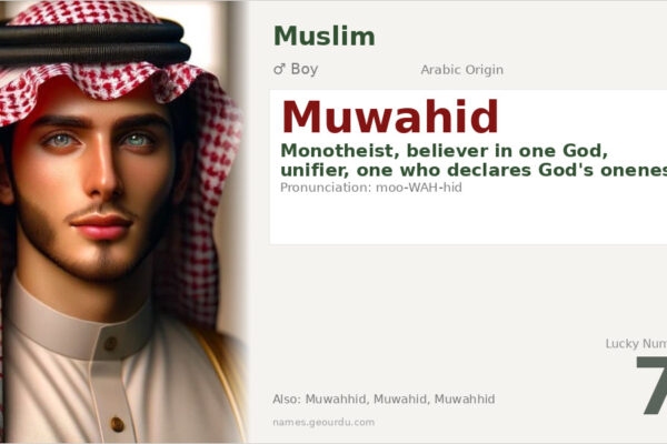 Muwahid Name Meaning — Origin, Gender & Details (2025)