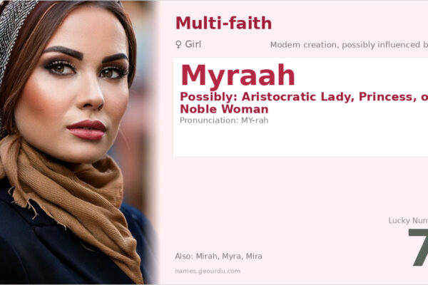Myraah Name Meaning — Origin, Gender & Details (2025)