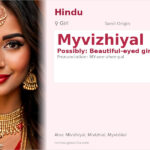 Myvizhiyal Name Meaning and Details