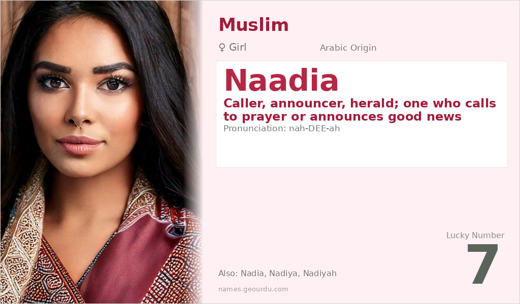 Naadia Name Meaning and Details