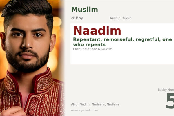 Naadim Name Meaning — Arabic Origin, Boy Name & Islamic Significance (2025)