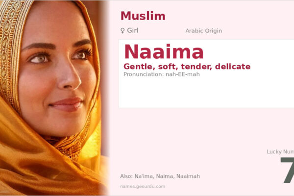 Naaima Name Meaning — Arabic Origin, Girl Name & Details (2025)
