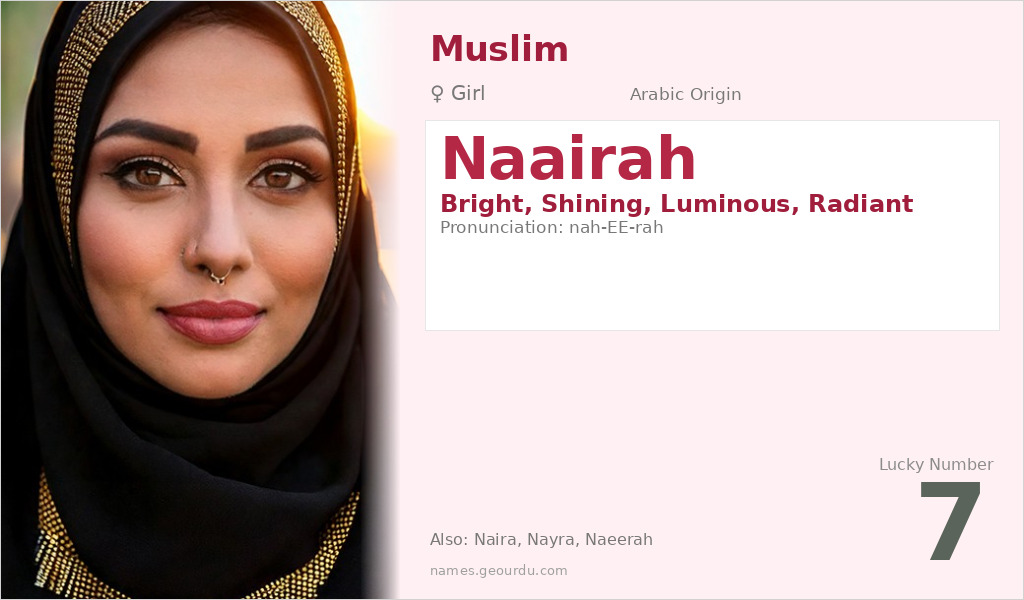 Naairah Name Meaning and Details