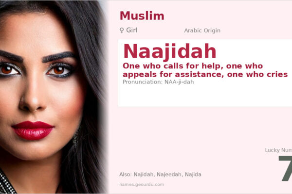 Naajidah Name Meaning — Arabic Origin, Girl Name & Details (2025)