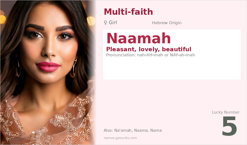 Naamah Name Meaning and Details