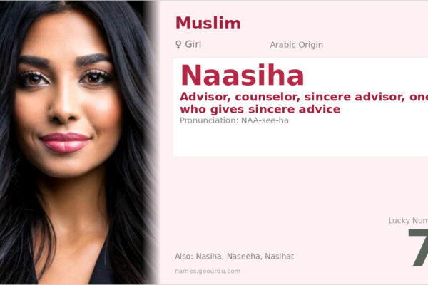 Naasiha Name Meaning — Arabic Origin, Girl Name & Details (2025)