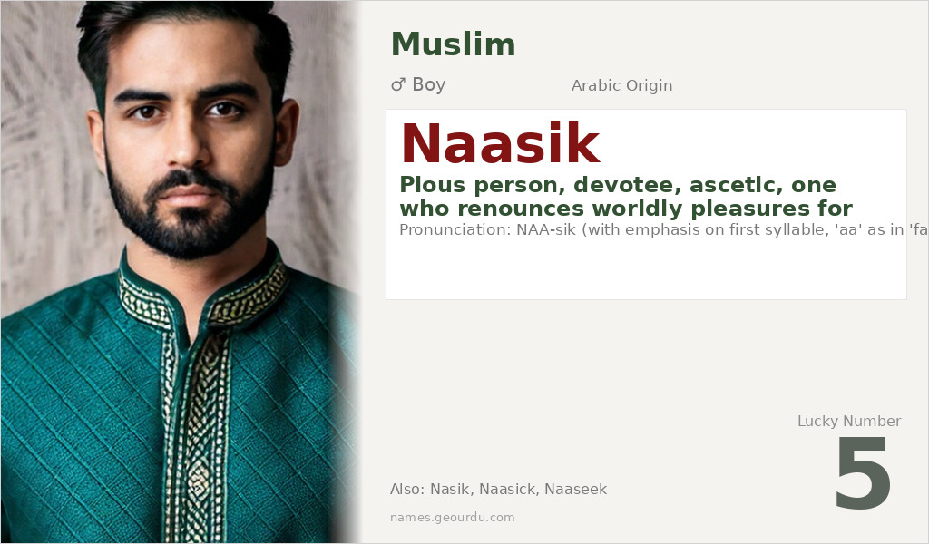 Naasik Name Meaning and Details