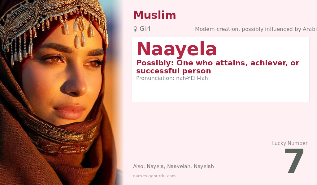 Naayela Name Meaning and Details